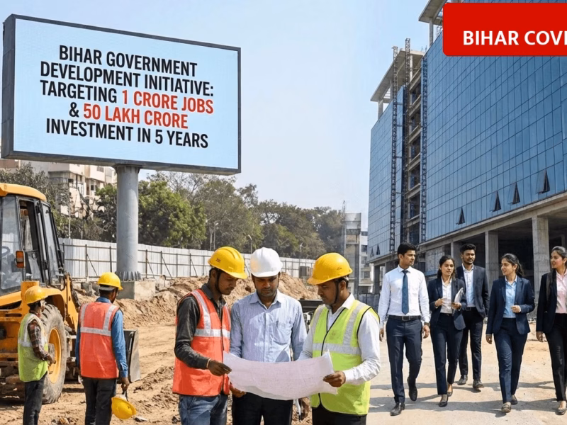 Bihar Government Targets 1 Crore Jobs and 50 Lakh Crore Investment in 5 Years