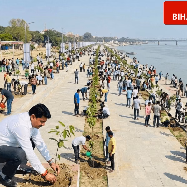 पटना मरीन ड्राइव पर लगेंगे 1 लाख पेड़, डिप्टी सीएम सम्राट चौधरी ने किया बड़ा ऐलान